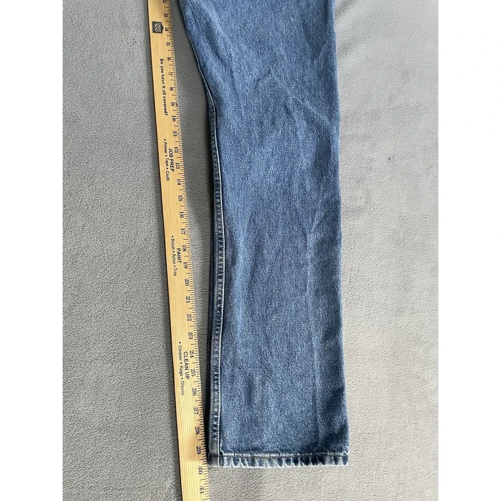 Levi's 505 Regular Straight Leg Jeans Mens 33x30‎ Blue Denim Cotton Medium Wash